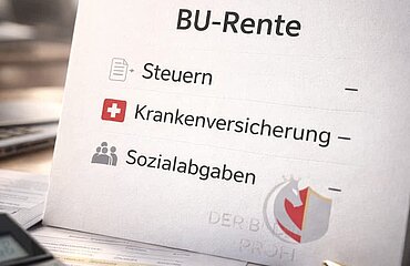 Abzüge BU-Rente | DER BU-Profi